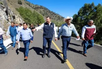 Avanza Carretera Interserrana, obra estratégica que conectará la Sierra Norte