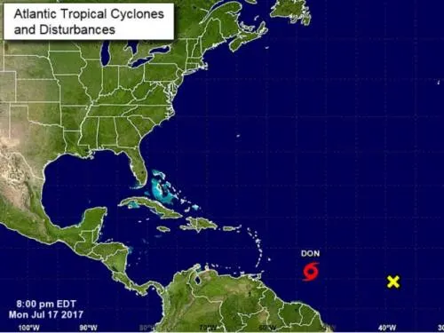 Se forma la tormenta ‘Don’ en el Atlántico