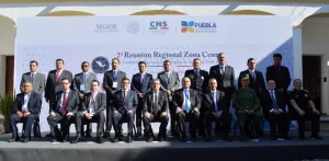Secretarios de Seguridad del centro del país se reúnen en Puebla