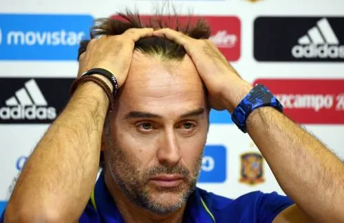 Julen Lopetegui destituido como seleccionador español