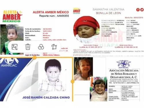 México busca a 11 mil niños desaparecidos; ‘alerta Amber no sirve’