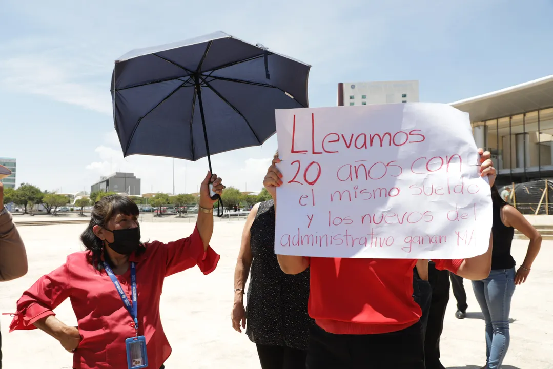 Trabajadores del Poder Judicial acusan tener jornadas extensas y sueldos menores al salario mínimo mensual