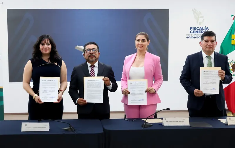 FGE de Puebla y Secretaría Anticorrupción firman convenio para fortalecer la transparencia