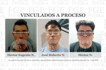 Vinculan a proceso a tres presuntos responsables de violación en Puebla