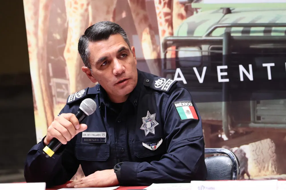 Félix Pallares Miranda, titular de la Secretaría de Seguridad Ciudadana del municipio de Puebla. Foto: Daniela Portillo / EsImagen