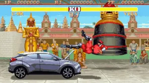 El nuevo anuncio de Toyota enfrenta a M. Bison con un coche