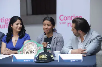 Ayuntamiento de Puebla presenta a Gabriela “La Bonita” Sánchez, primera campeona mundial poblana del CMB