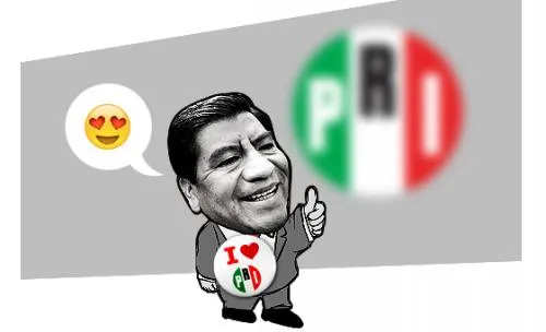 Marín se pinta de rojo, para que no digan que apoya a los morados uva de Morena