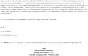 El PRD rejego