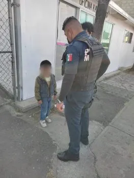 SSC de Puebla resguardó a menor de edad en la Central de Abasto