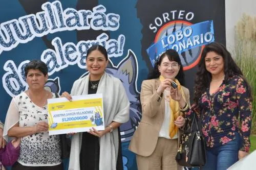 Sorteos BUAP entrega los premios del Sorteo “Lobo Millonario”
