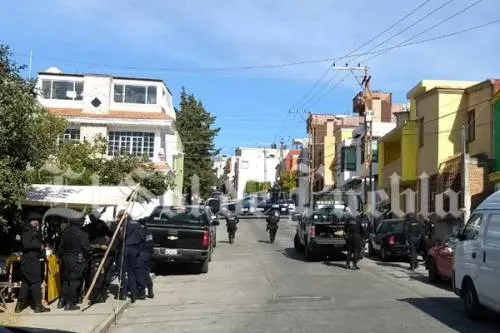 Policía Federal catea vivienda en San Jerónimo Caleras