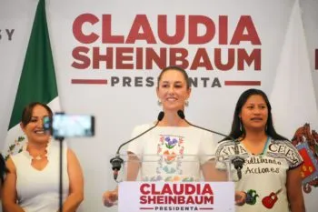 Claudia Sheinbaum llama a seguir con la política de la 4T a favor del bienestar y la prosperidad