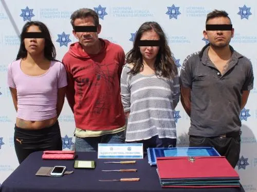 Aseguró SSPTM a cuatro personas por robo a transporte público