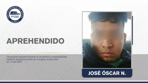 Extorsionador aprehendido, amenazó a la víctima con difundir imágenes personales