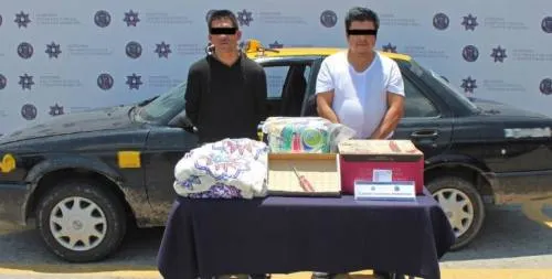 Detiene Seguridad Pública Municipal de Puebla a pareja por robo a repartidor