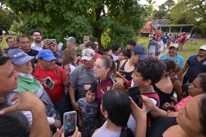 Sheinbaum en Poza Rica, Veracruz