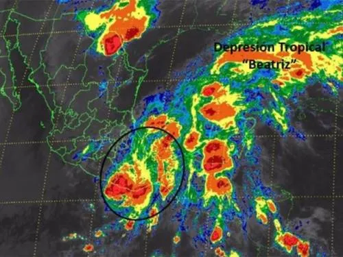 “Beatriz” se debilita a depresión tropical, pero continúan las lluvias