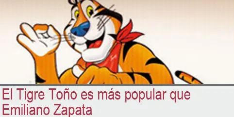 El Tigre Toño es más popular que Emiliano Zapata