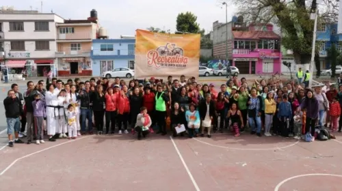 Llega la Vía Recreativa Puebla a San Sebastián de Aparicio