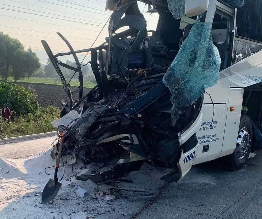 accidente autopista México-Veracruz