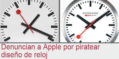 Denuncian a Apple por piratear diseño de su reloj
