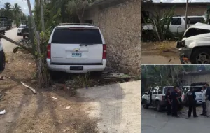 Sale ileso Felipe Calderón de accidente automovilístico