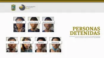 FGE Puebla detuvo a presuntos secuestradores de una joven en Amozoc