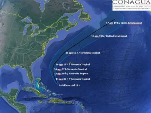 Se forma la depresión tropical 8…aún lejos de costas mexicanas