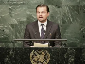DiCaprio exige ir más allá contra el cambio climático