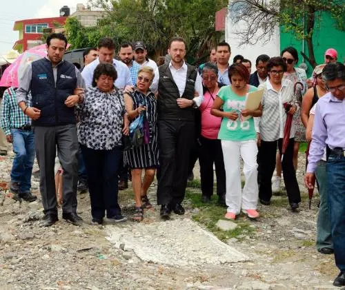 Luis Banck y vecinos trabajan juntos a favor de la Junta Auxiliar  Romero Vargas