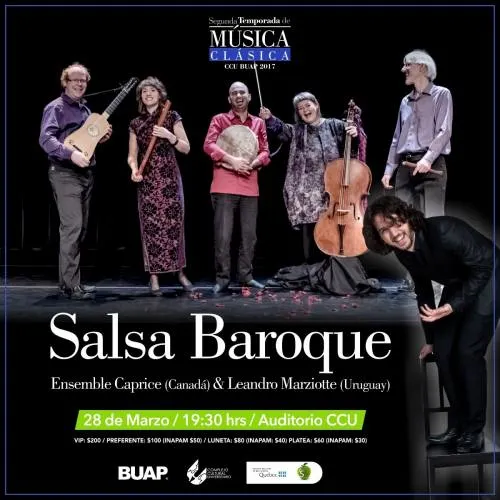 Ensemble Caprice y Contratenor Leandro Marziotte ofrecerán concierto en el CCU BUAP