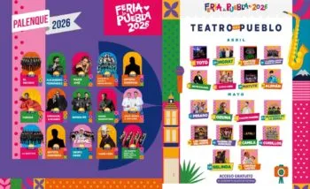 Feria de Puebla 2026: cartelera oficial del Teatro del Pueblo y Palenque