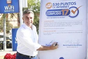 Ya hay 530 puntos de internet en espacios públicos de la ciudad