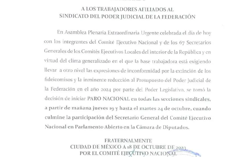 Paro nacional