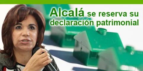 Alcalá se reserva su declaración patrimonial