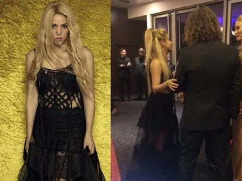 Critican vestido de Shakira en boda de Messi