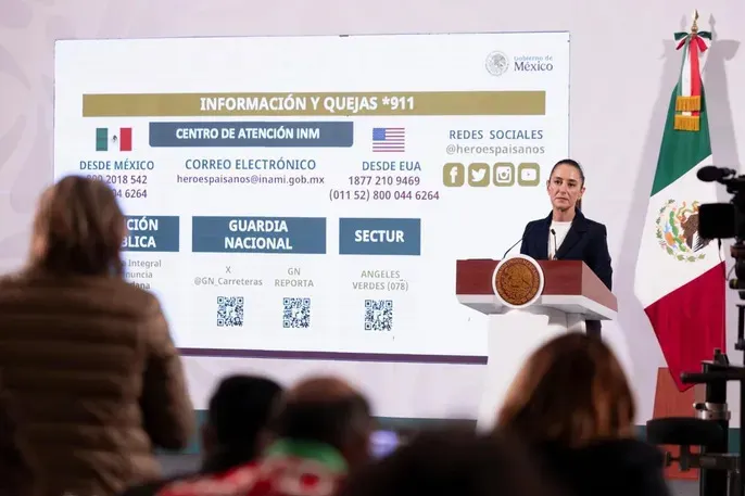 Sheinbaum presenta operativo “Bienvenidas Heroínas y Héroes Paisanos”