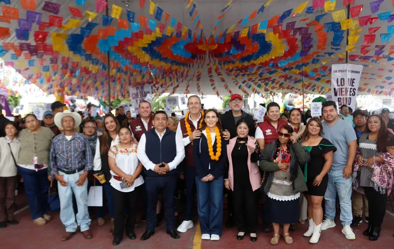 Pepe Chedraui presenta avances de seguridad, obras y programas sociales en San Miguel Canoa