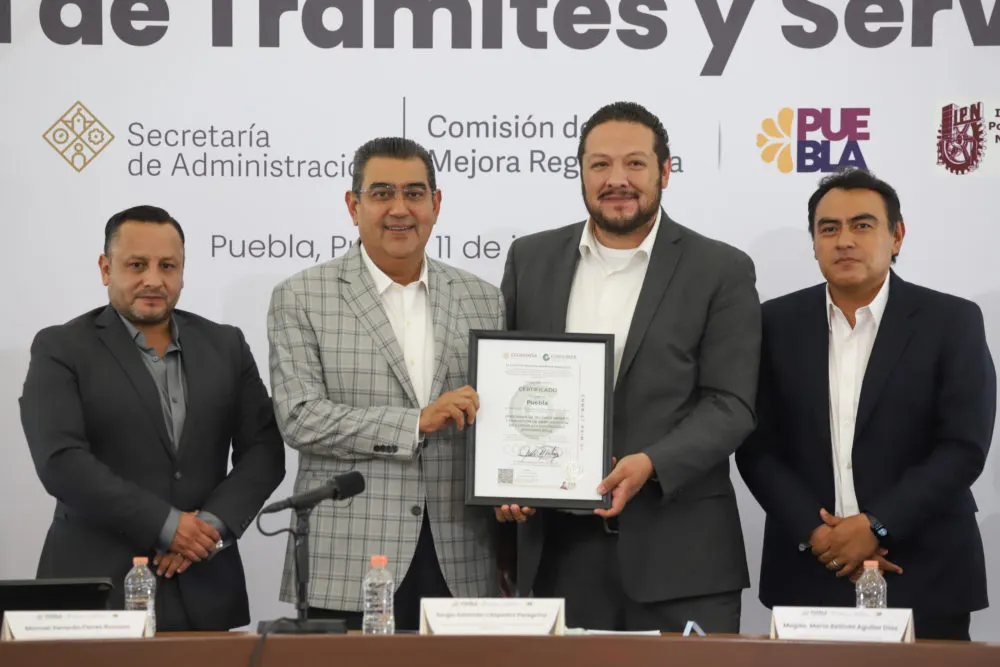 Puebla, ejemplo nacional en simplificación de trámites y mejora regulatoria
