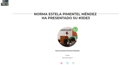Norma Pimentel cumple y su #3de3 ya está disponible