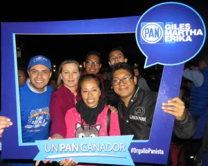 Jesús Giles y Martha Erika Alonso refrendan apoyo a jóvenes panistas