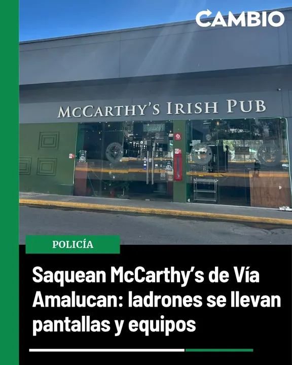 Saquean McCarthy’s en Plaza Vía Amalucan