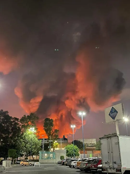 Incendio en la Central de Abastos CDMX