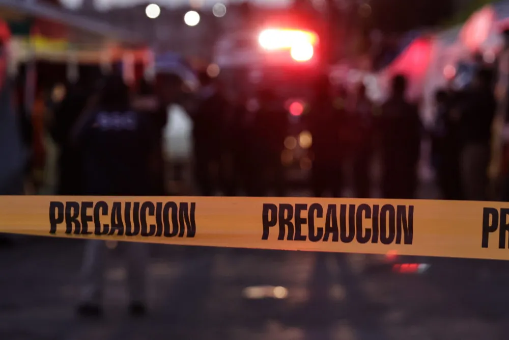 Cinta policiaca de precaución