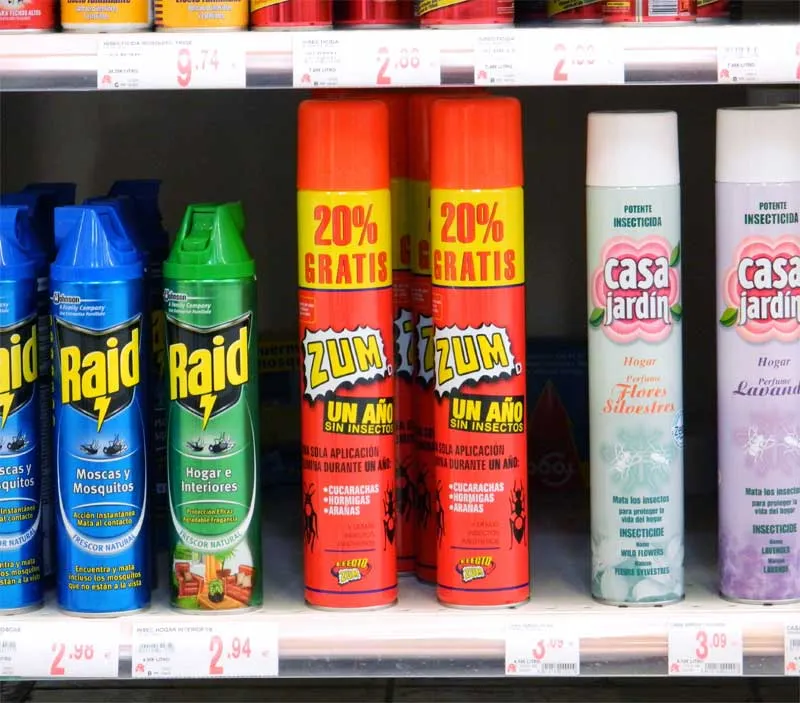 Insecticidas domésticos