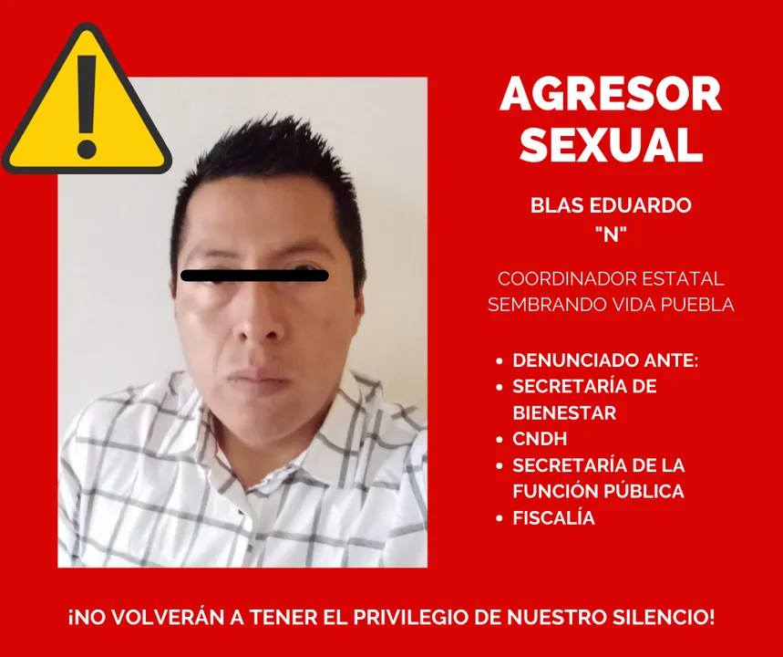 Foto: Facebook (Alto Al Acoso En Sembrando Vida Puebla)