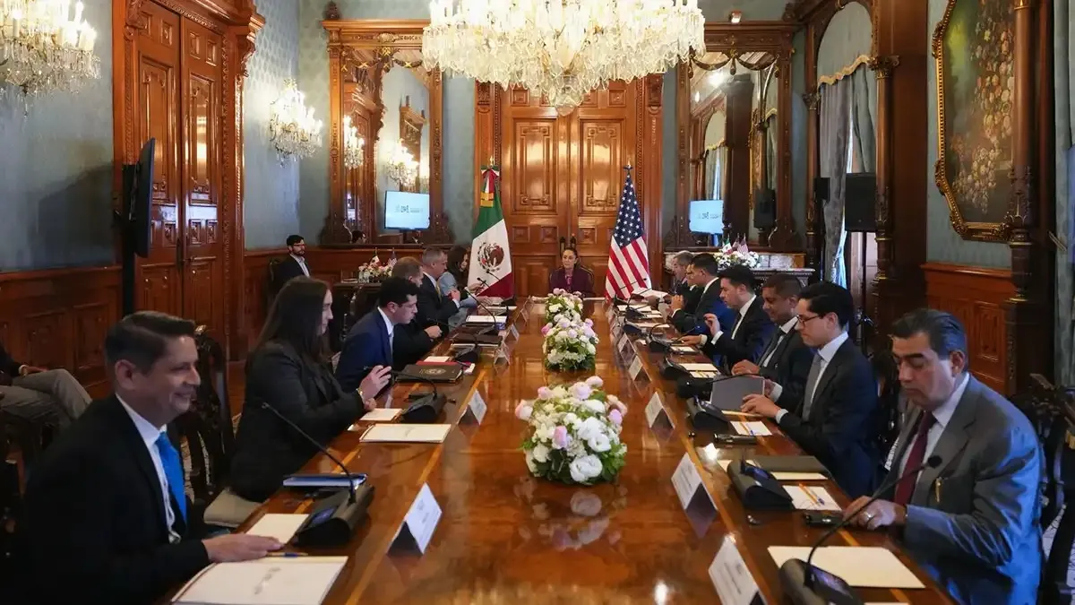 Sergio Salomón, presente en reunión de Sheinbaum con secretaria de Seguridad de EU