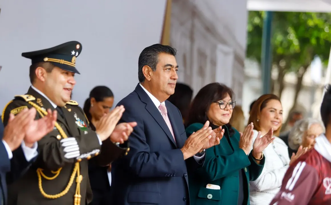 Sergio Salomon Cespedes Ceremonia Desfile Revolucion