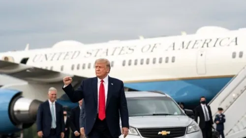 Trump reconoce presión y miedo a perder la elección
